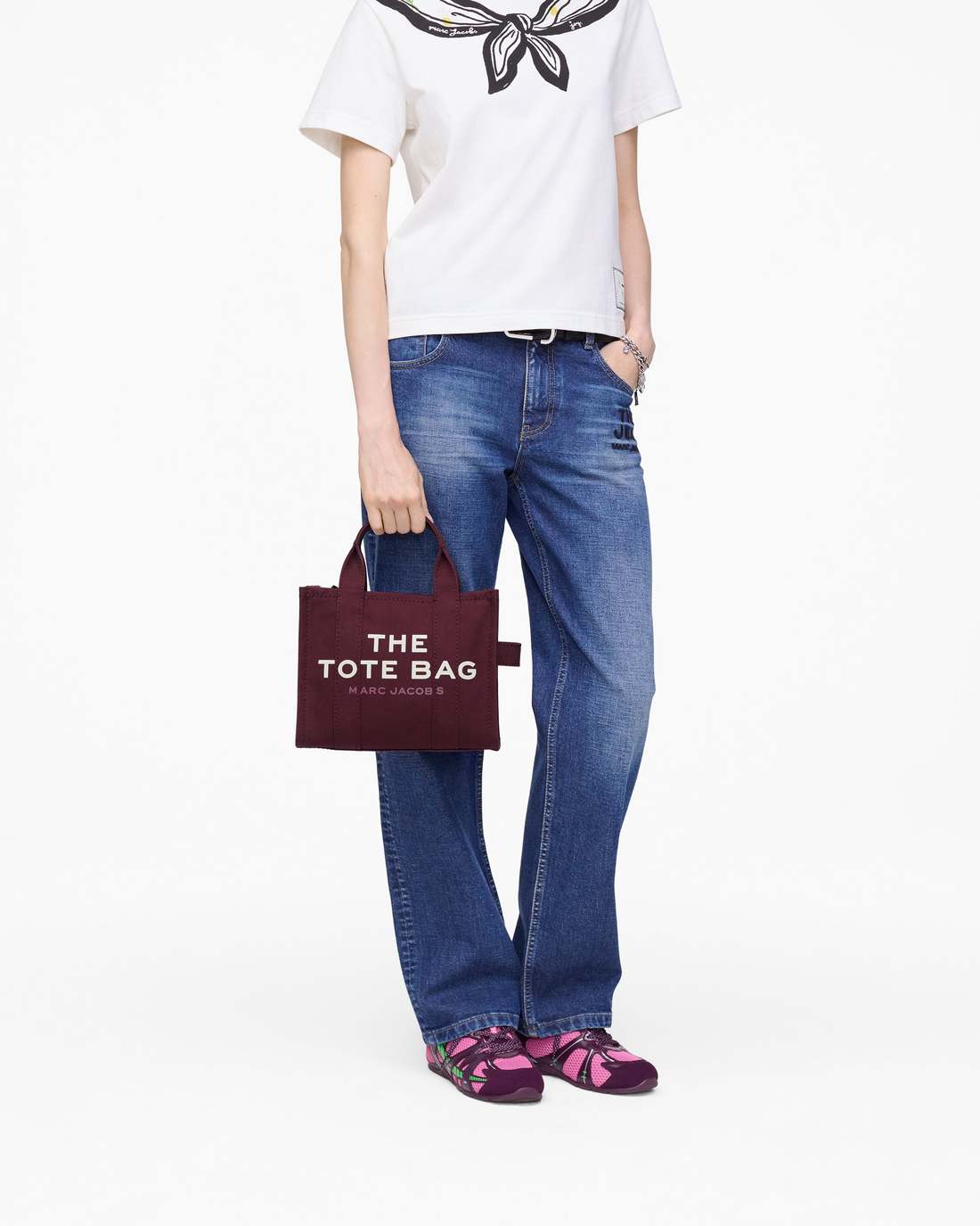 The Canvas Small Tote Bag Dark Plum - Marc Jacobs Exclusive