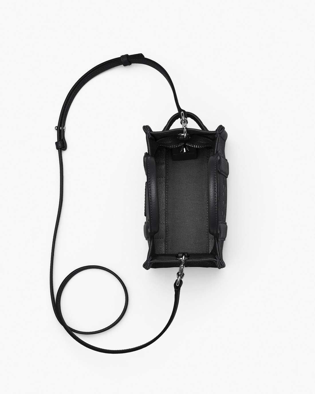 The Leather Crossbody Tote Bag Black - Marc Jacobs Exclusive