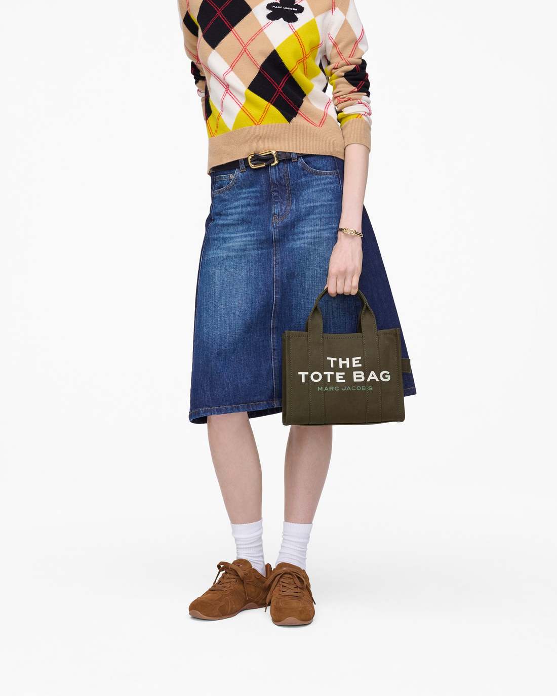 The Canvas Small Tote Bag Forest - Marc Jacobs Signature