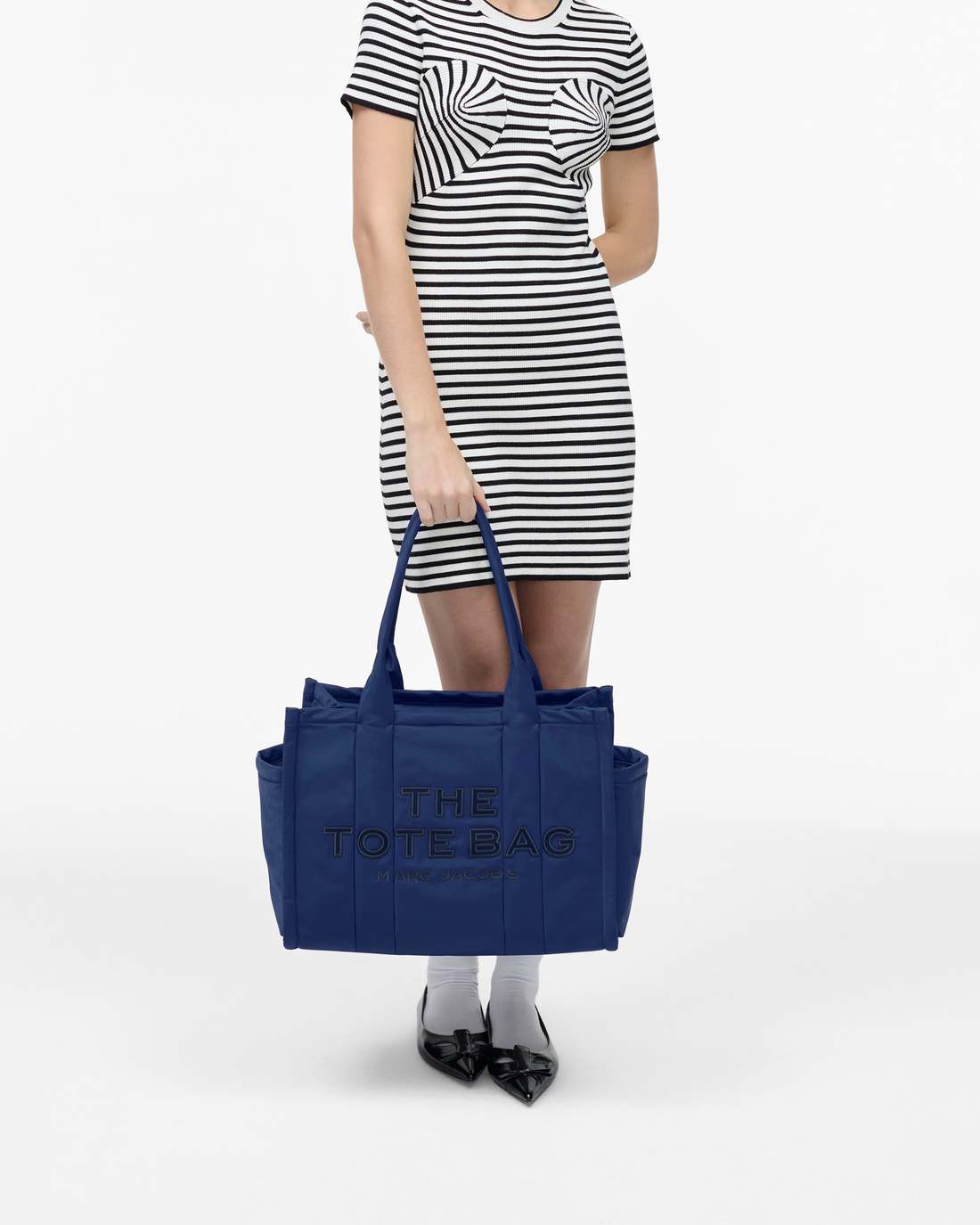 The Puffy Nylon Large Tote Bag Blue Sea - Marc Jacobs New