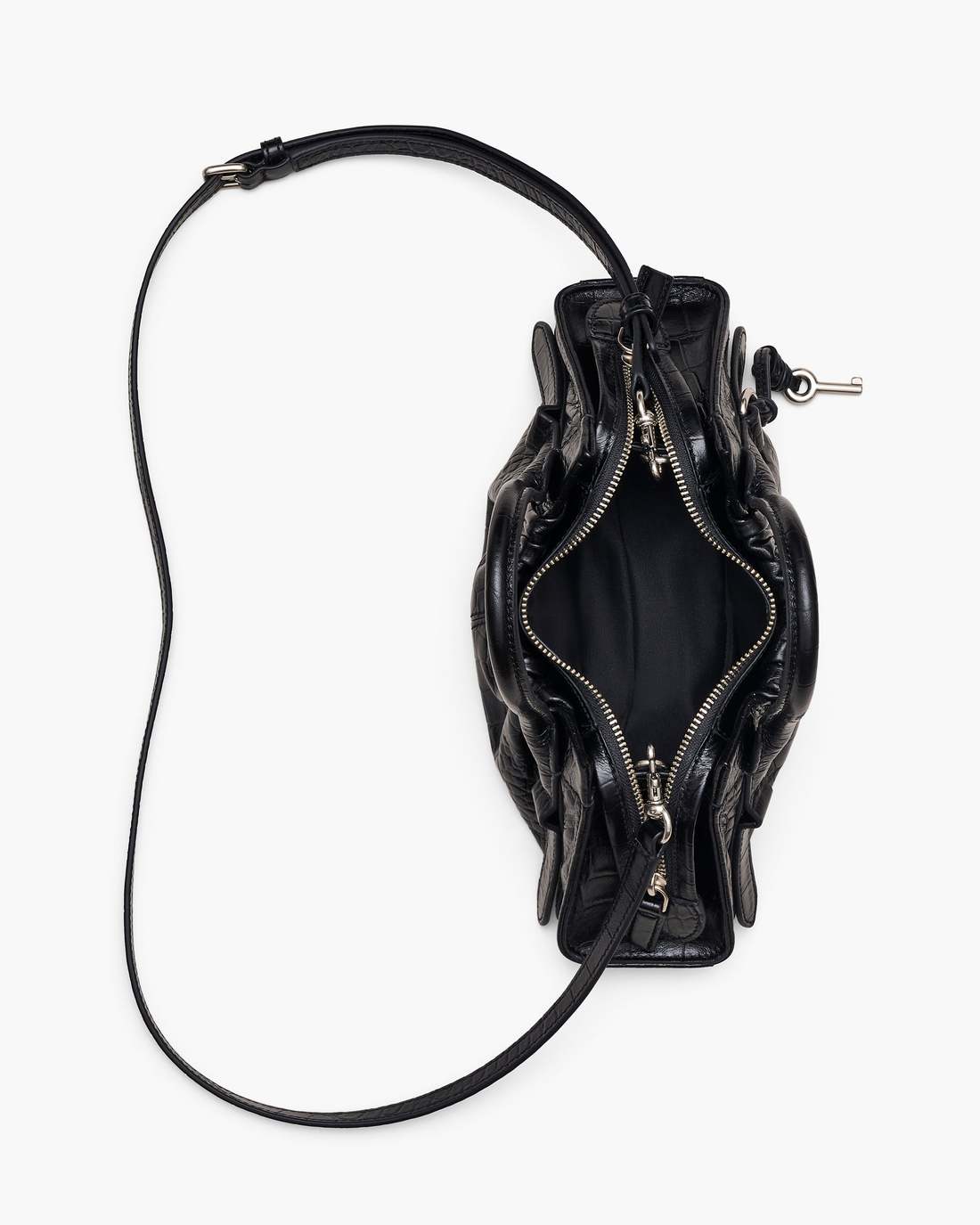 The Croc Cristina Small Satchel Black - Marc Jacobs Popular