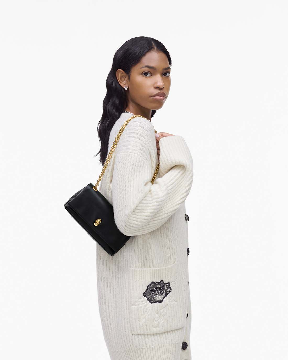 The Dual Chain Mini Bag Black - Marc Jacobs Exclusive
