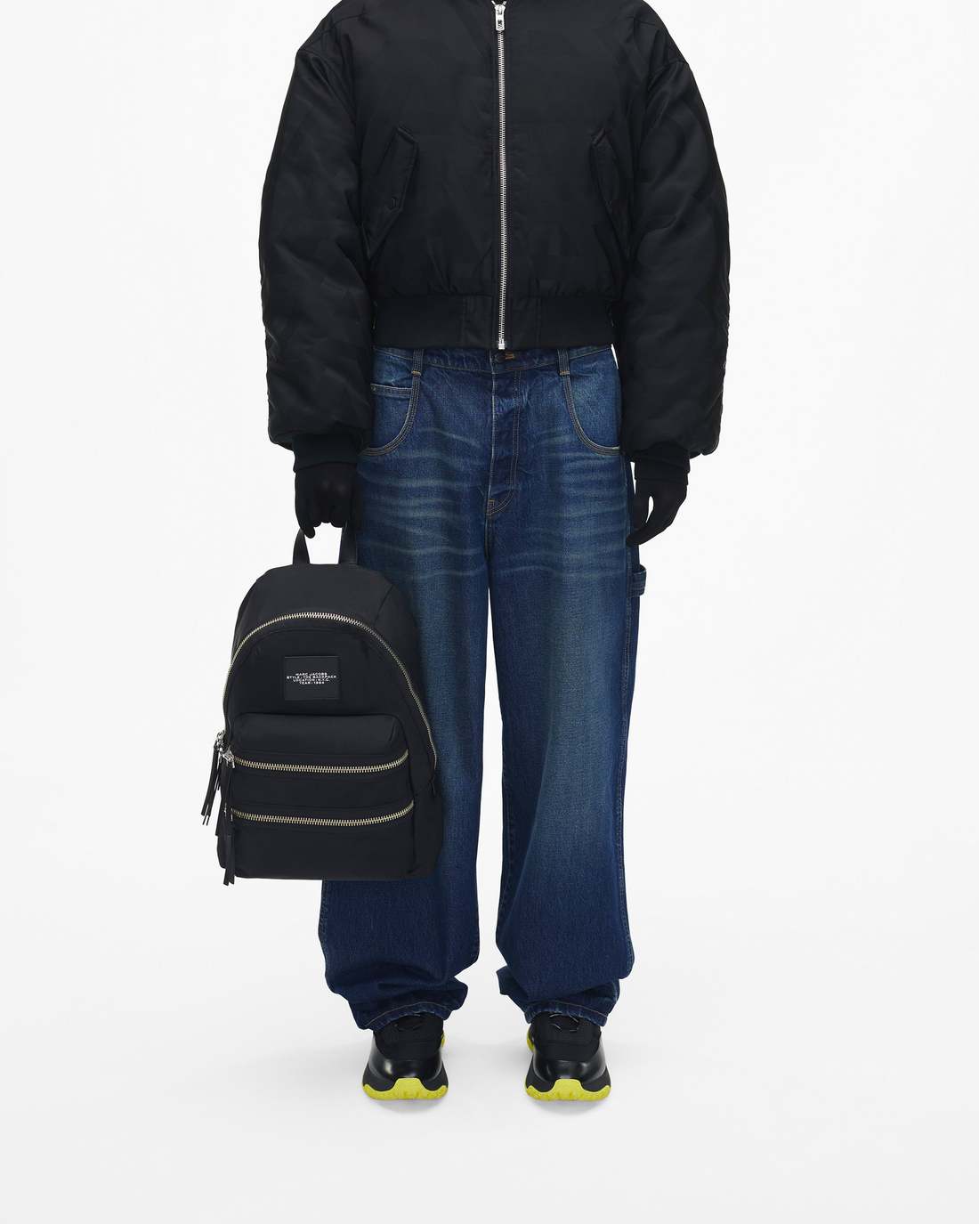 The Biker Nylon Large Backpack Black - Marc Jacobs Featured