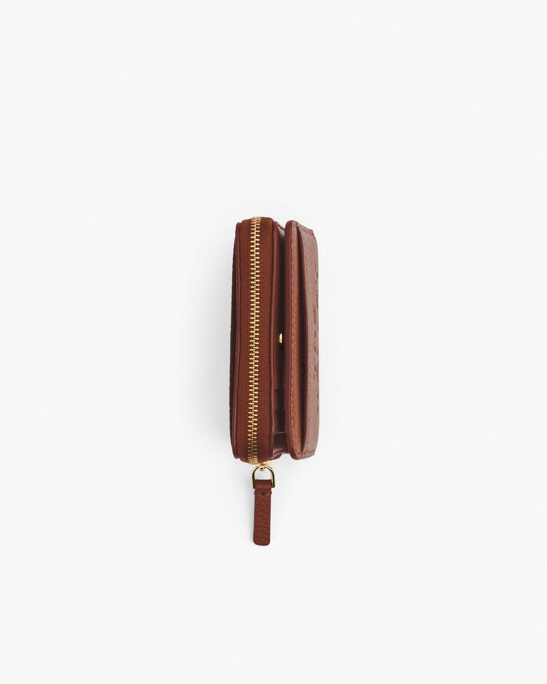 The Leather Mini Compact Wallet Argan Oil - Marc Jacobs Popular
