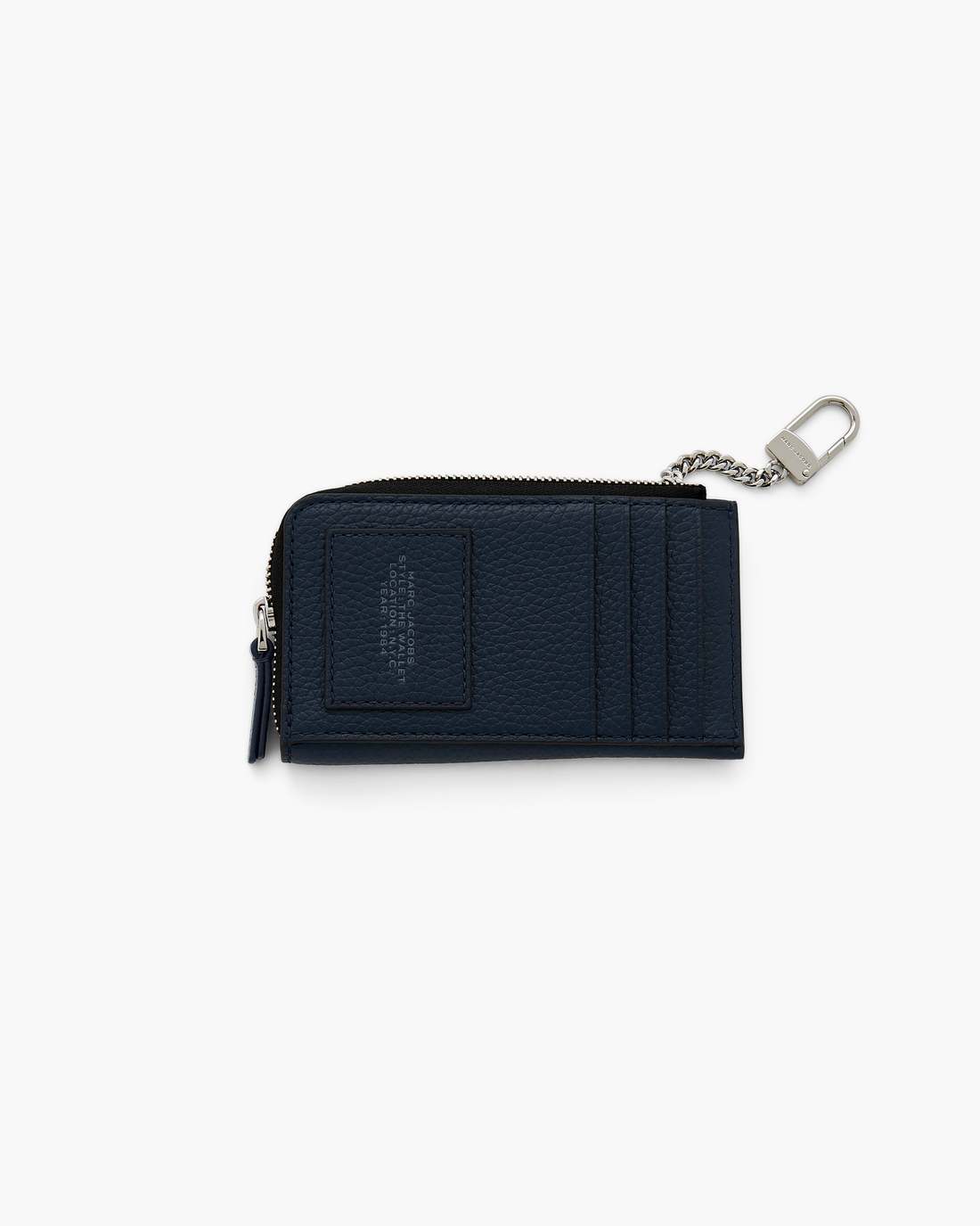 The Leather Top Zip Multi Wallet Blue Sea - Marc Jacobs New