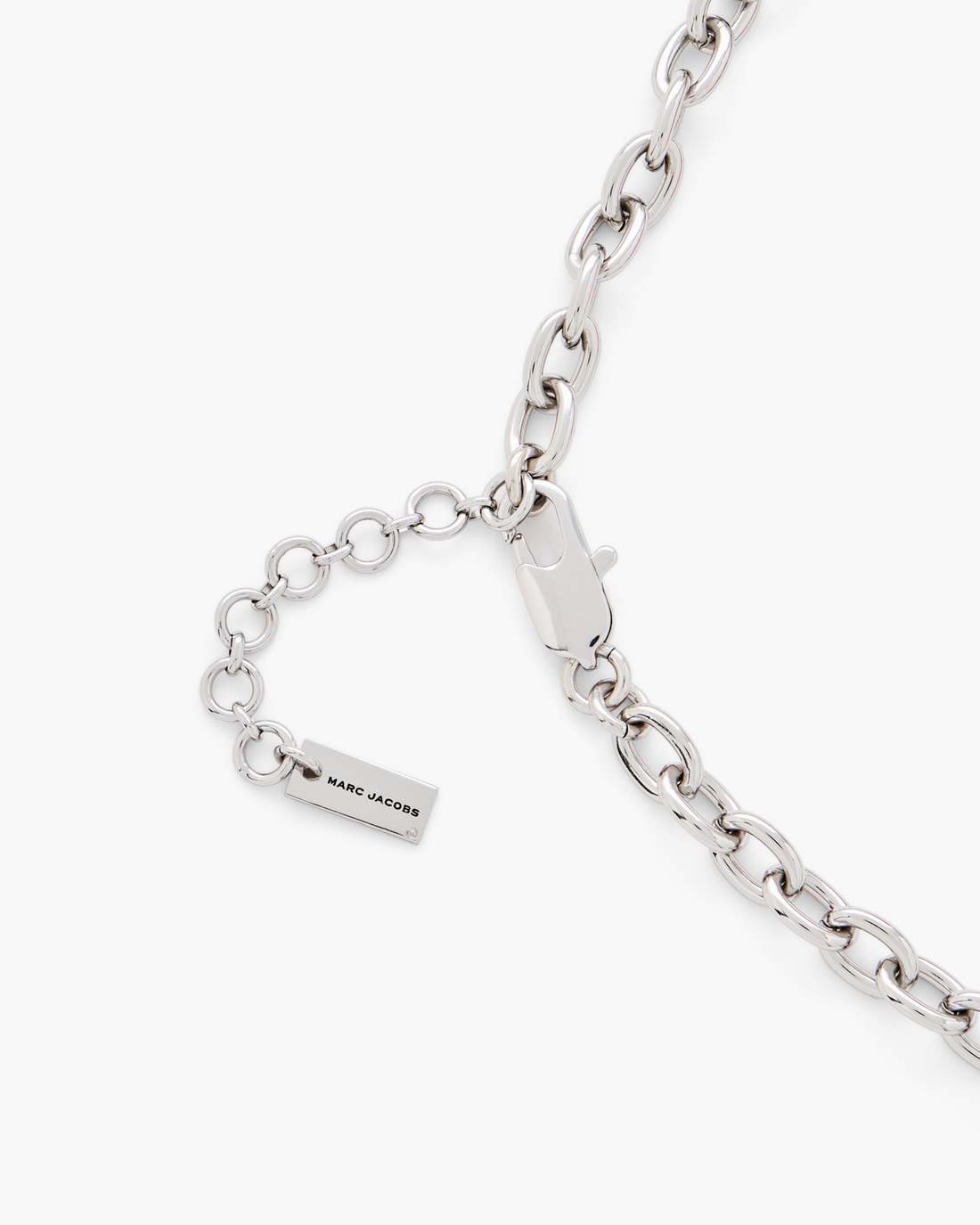 The Sticker Charm Statement Necklace Silver Multi - Marc Jacobs Trending