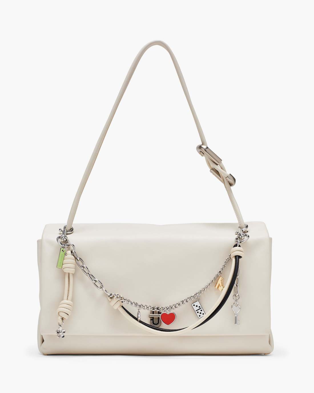 The Mini Icon Chain Bag Charm Black/Cloud White - Marc Jacobs Recommended