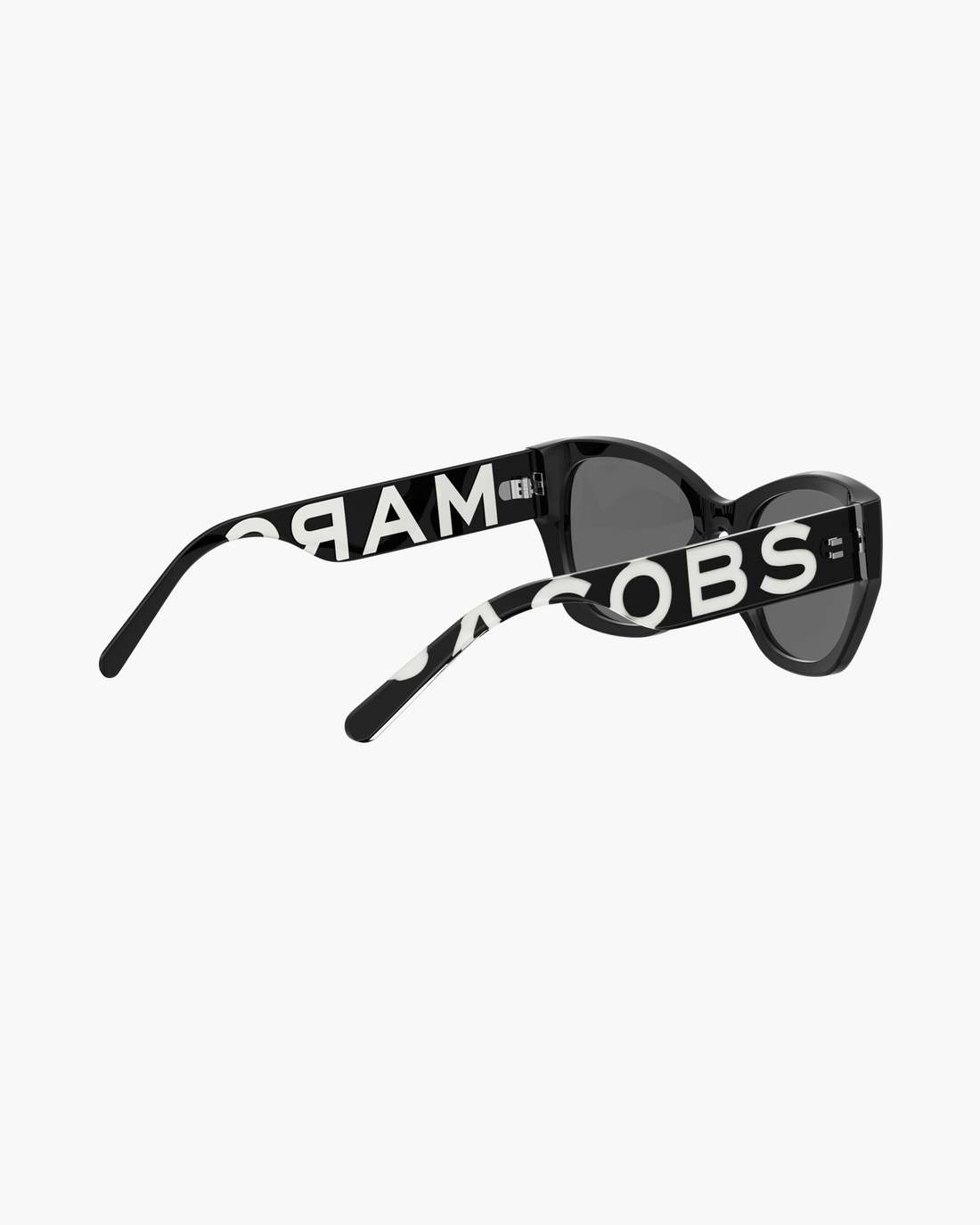 The Bold Logo Square Cat Eye Sunglasses Black/White - Marc Jacobs Trending