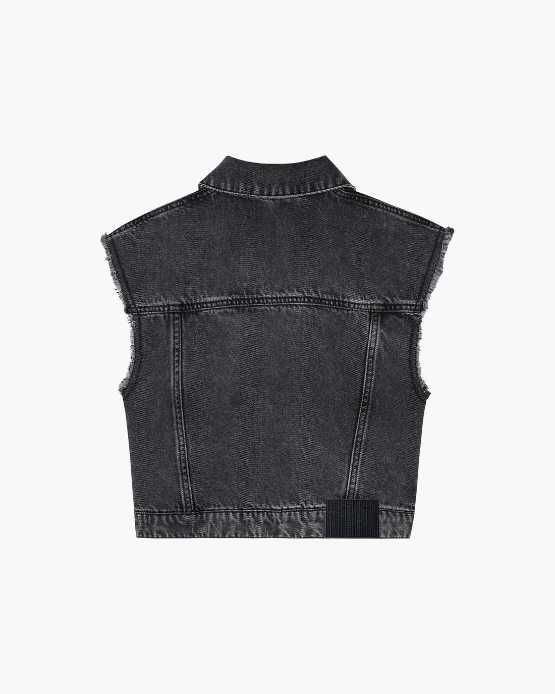 The Crystal Daisy Denim Vest Black - Marc Jacobs Recommended