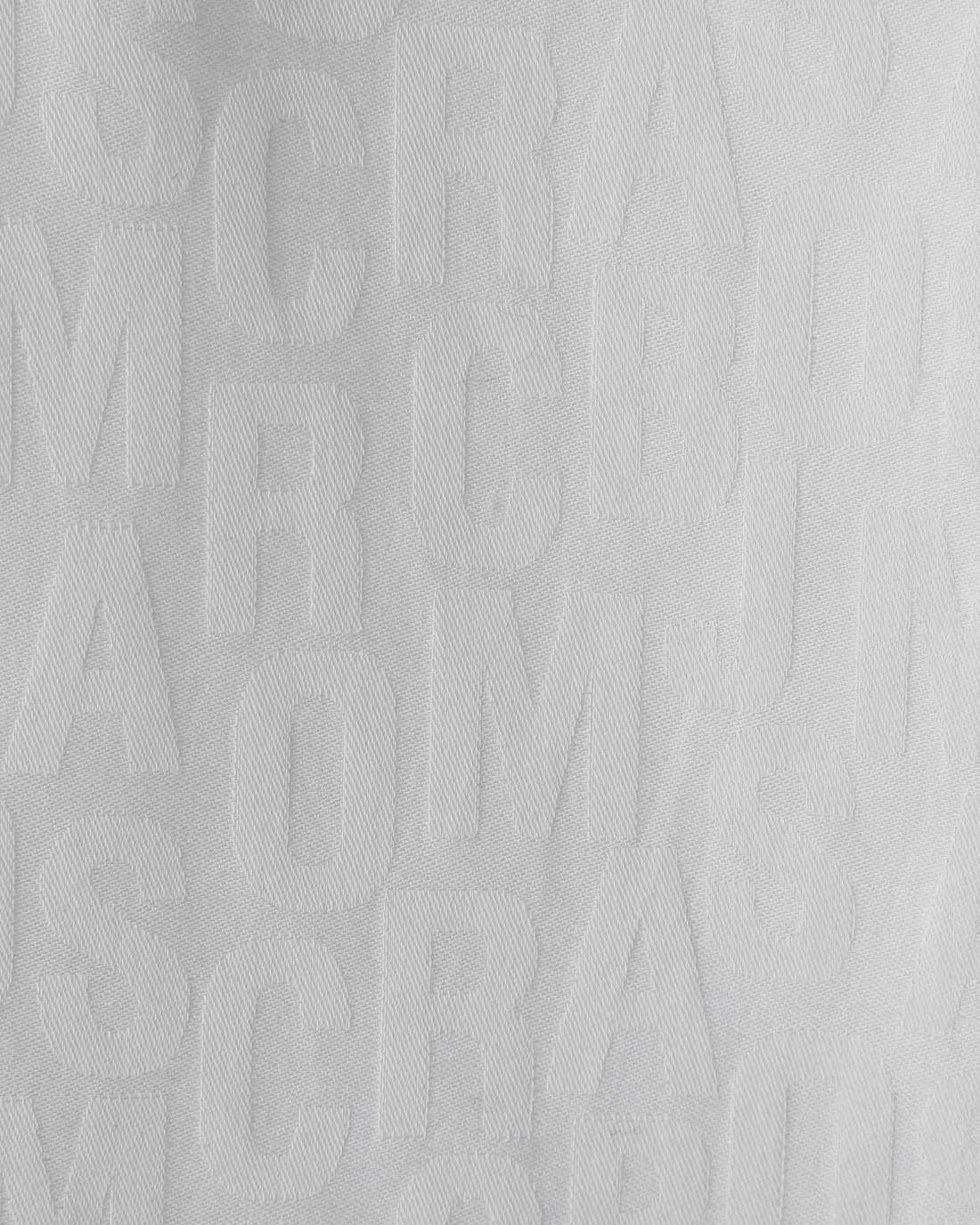 The Jumbled Monogram Logo Short Sleeve Shirt White - Marc Jacobs Best Seller