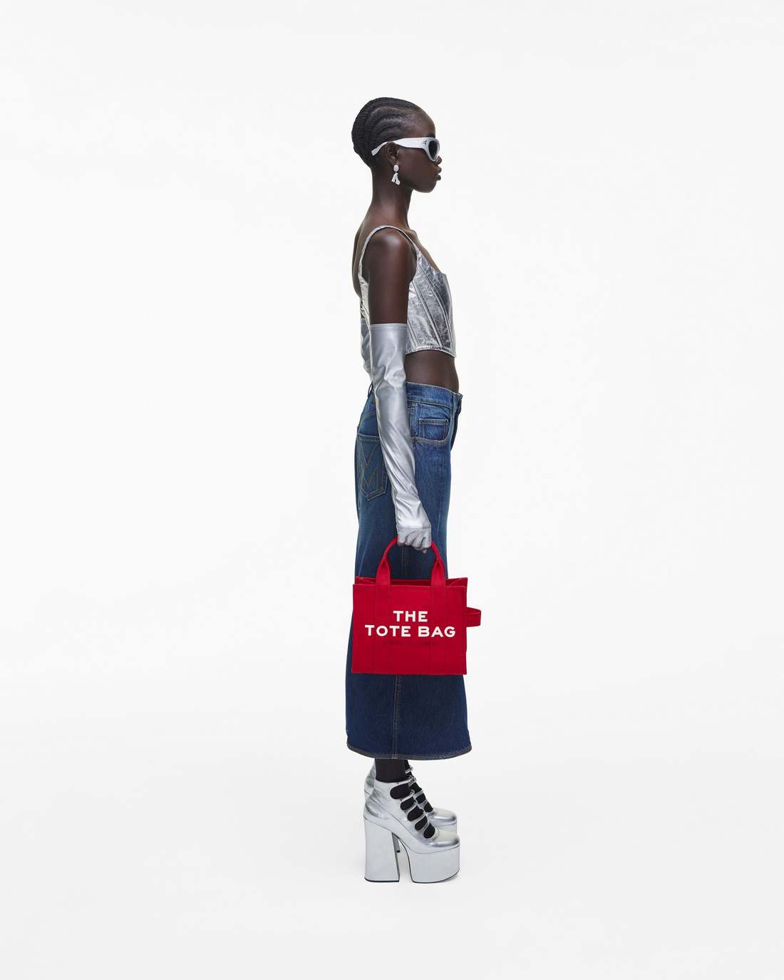 The Canvas Small Tote Bag True Red - Marc Jacobs New