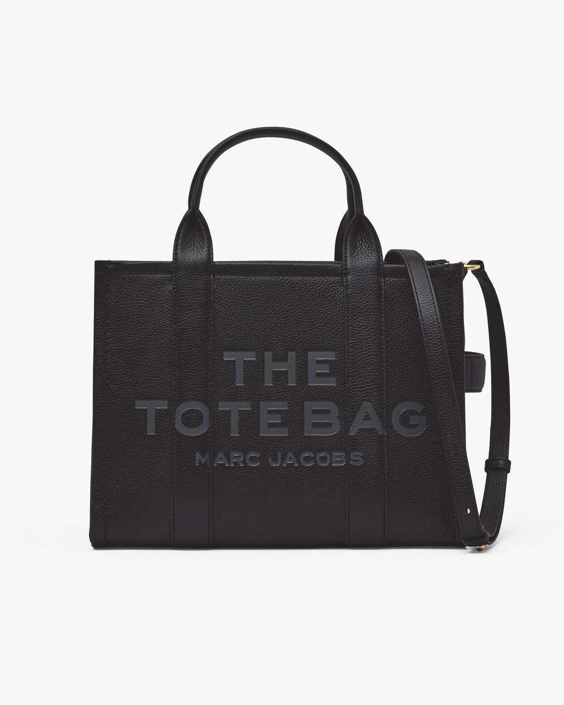 The Leather Medium Tote Bag Black - Marc Jacobs Popular