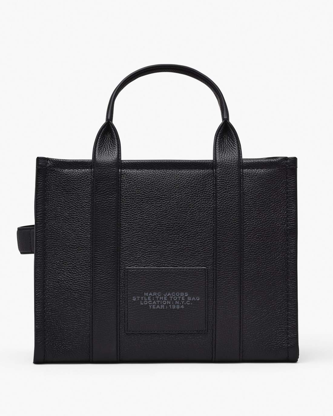 The Leather Medium Tote Bag Black - Marc Jacobs Popular
