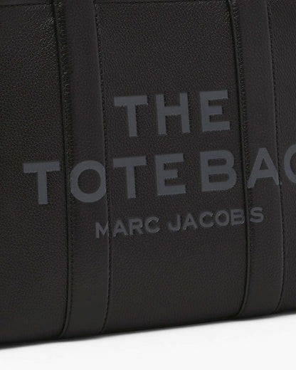The Leather Medium Tote Bag Black - Marc Jacobs Popular