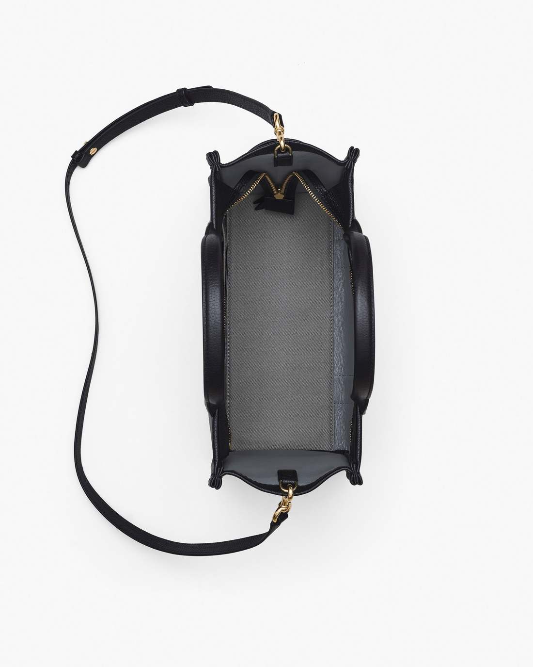 The Leather Medium Tote Bag Black - Marc Jacobs Popular