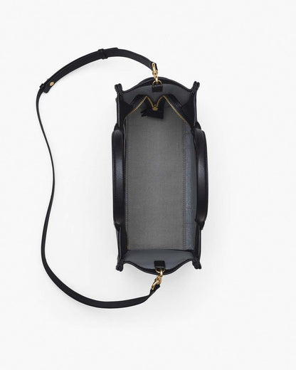 The Leather Medium Tote Bag Black - Marc Jacobs Popular