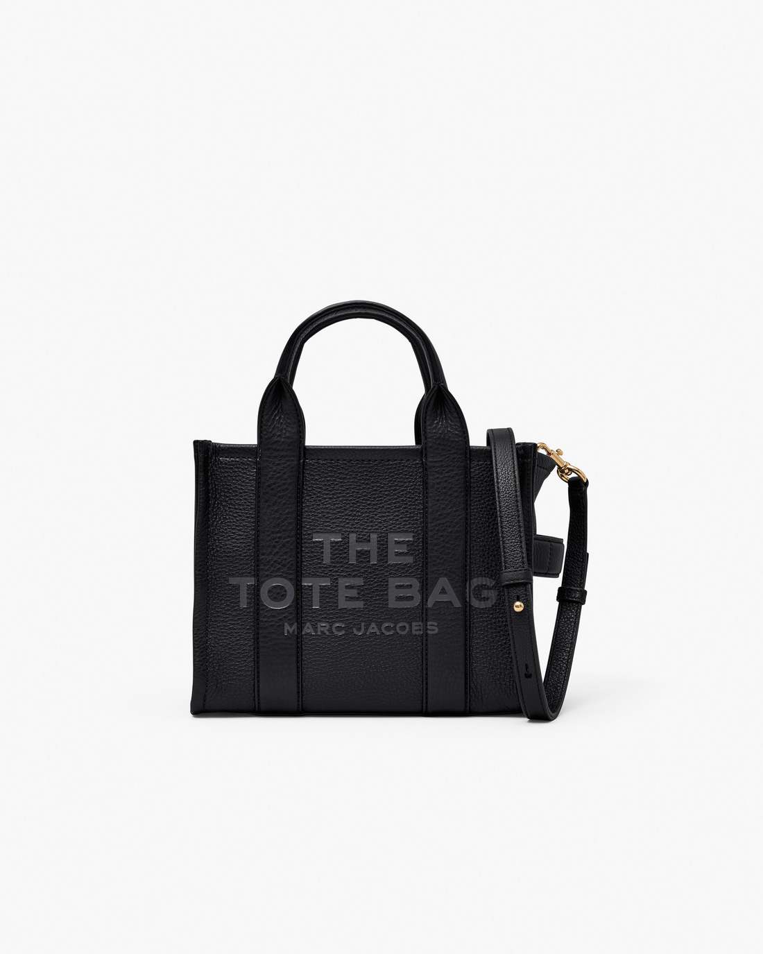 The Leather Small Tote Bag Black - Marc Jacobs Trending