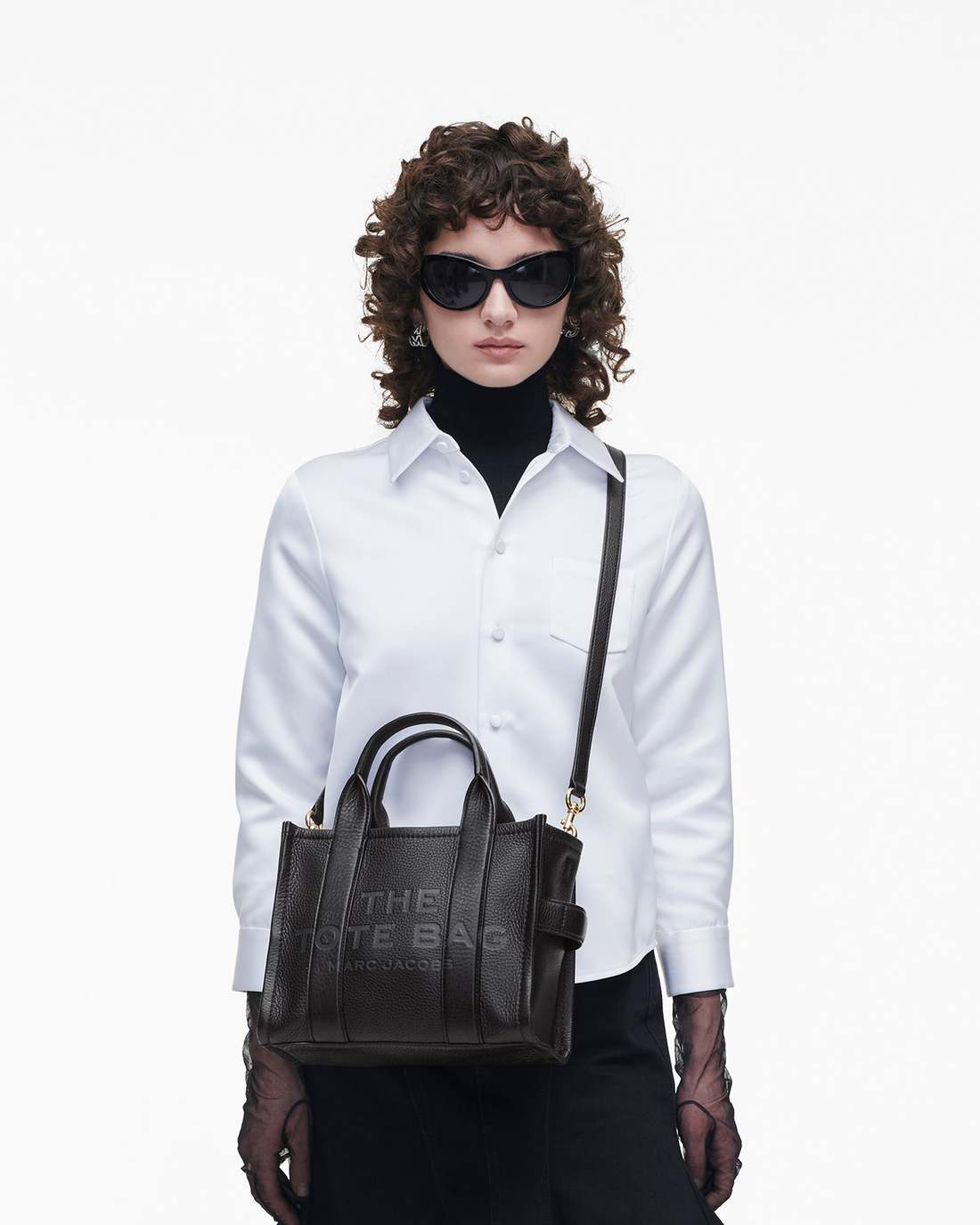 The Leather Small Tote Bag Black - Marc Jacobs Trending