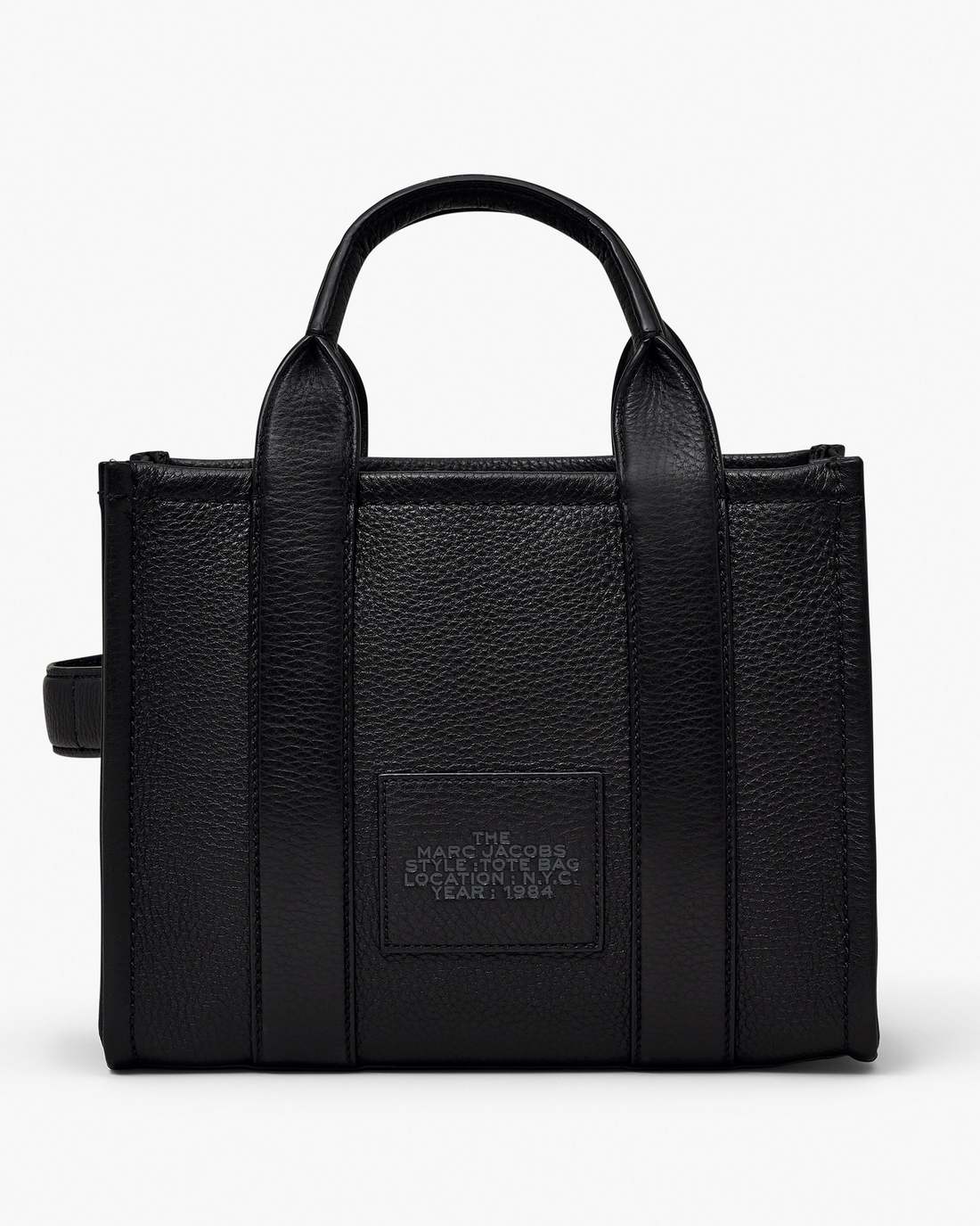 The Leather Small Tote Bag Black - Marc Jacobs Trending