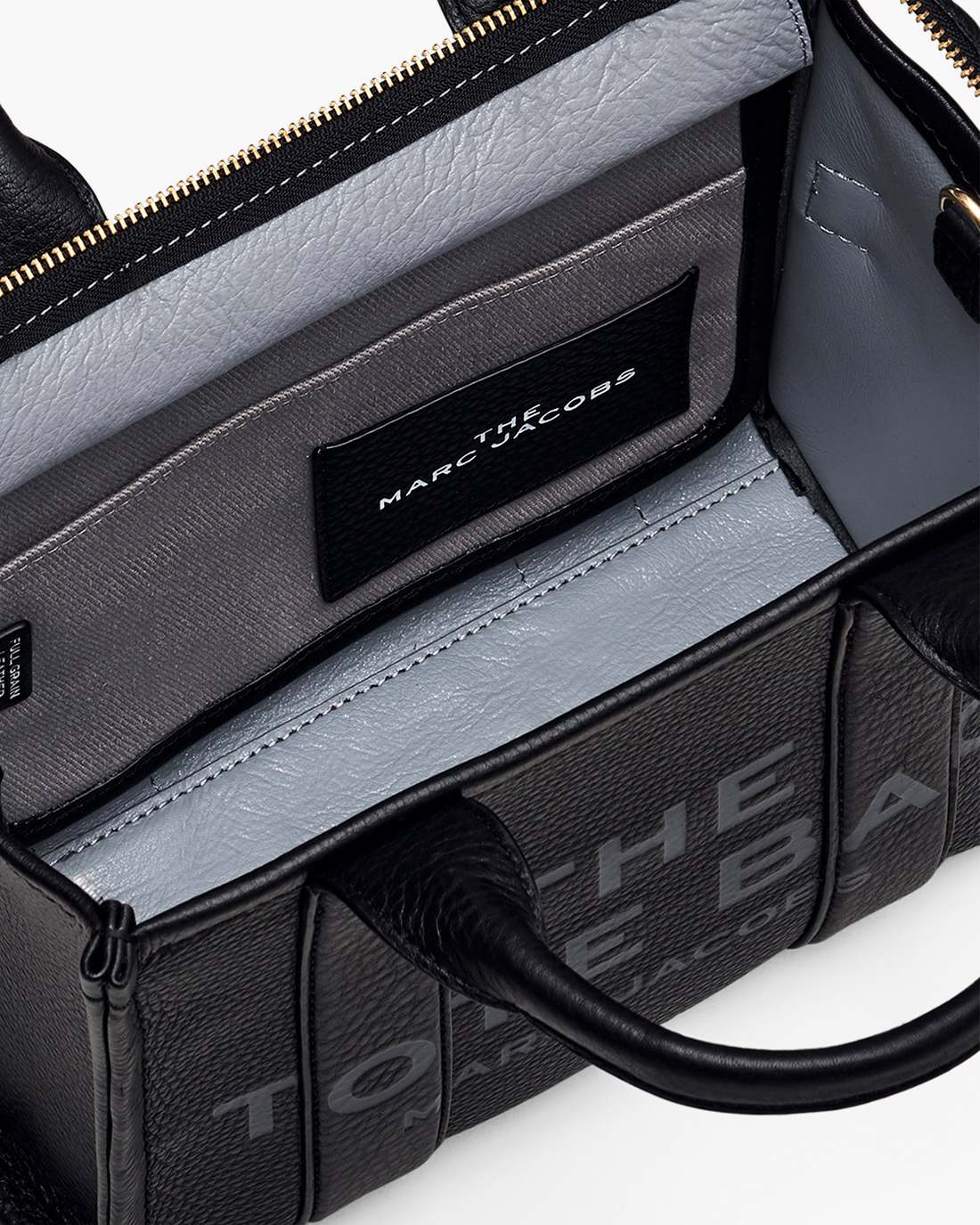 The Leather Small Tote Bag Black - Marc Jacobs Trending