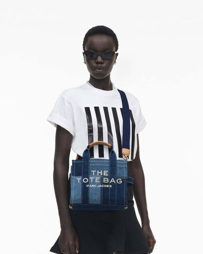 The Denim Small Tote Bag Blue Denim - Marc Jacobs Recommended