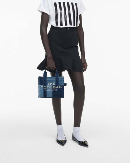 The Denim Small Tote Bag Blue Denim - Marc Jacobs Recommended