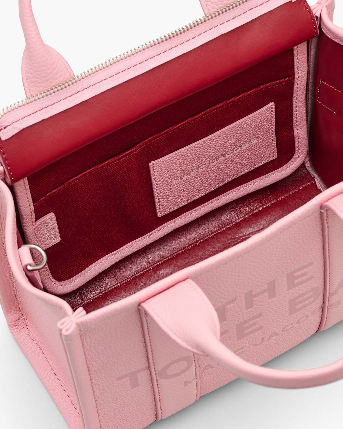 The Leather Small Tote Bag Ribbon Pink - Marc Jacobs Exclusive