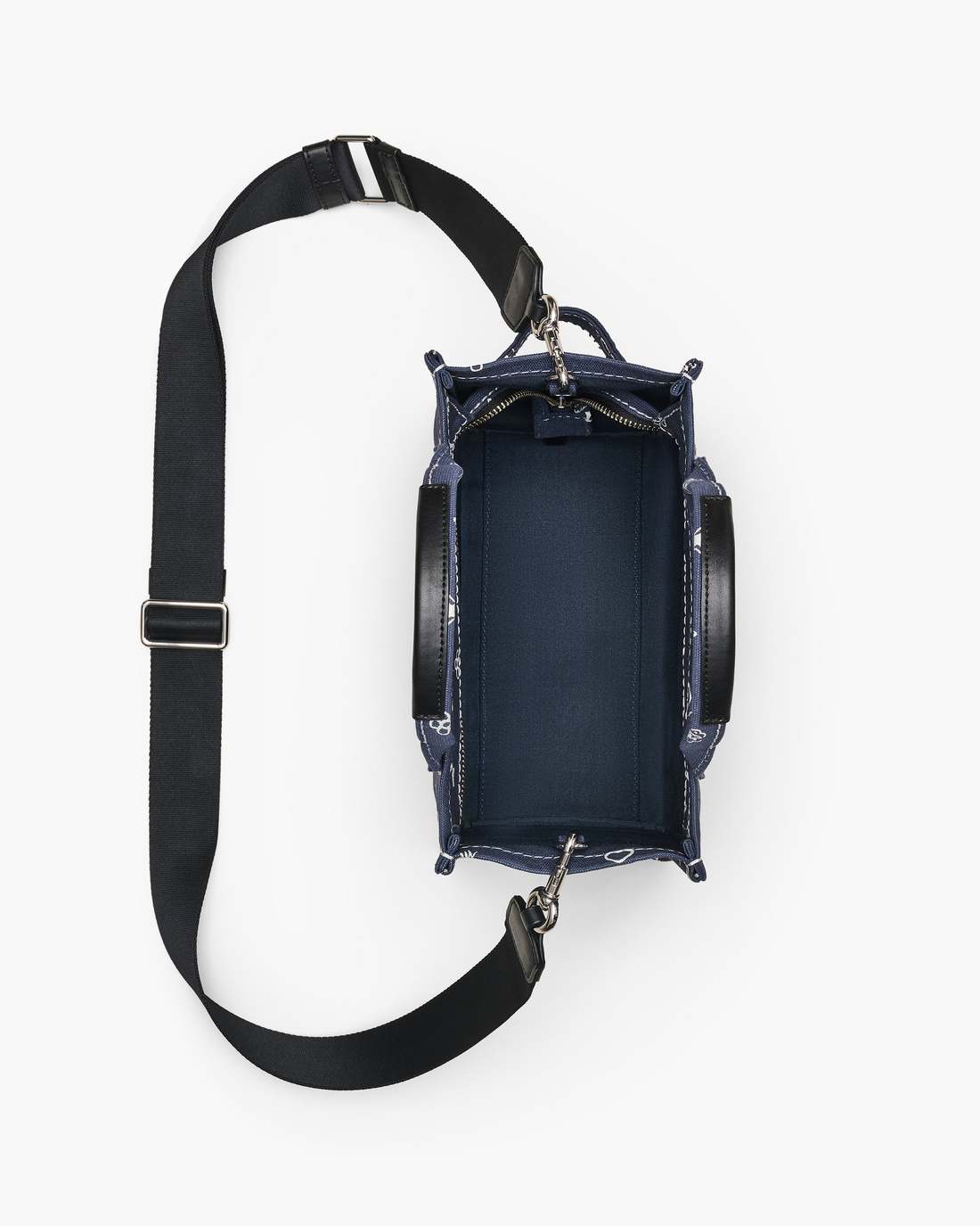 The Bandana Canvas Small Tote Bag Navy Multi - Marc Jacobs Featured