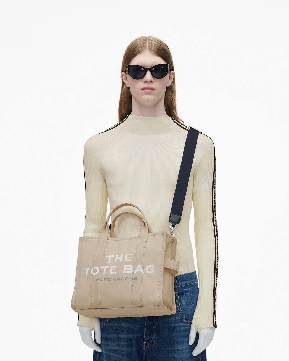 The Canvas Medium Tote Bag Beige - Marc Jacobs Popular