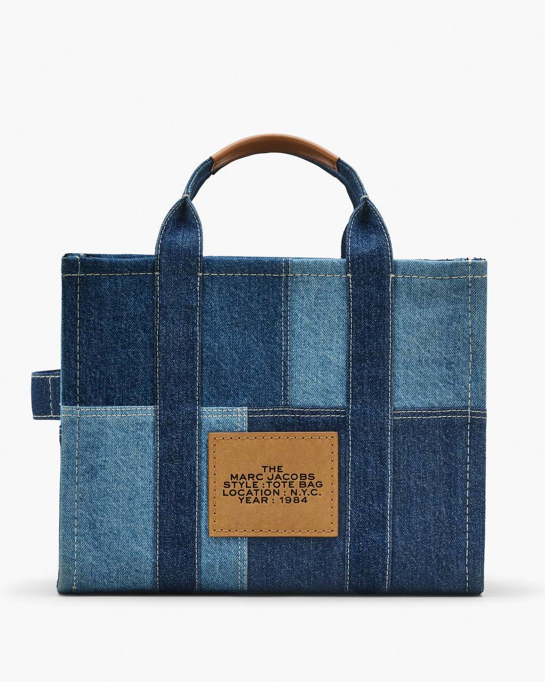 The Denim Medium Tote Bag Blue Denim - Marc Jacobs Best Seller
