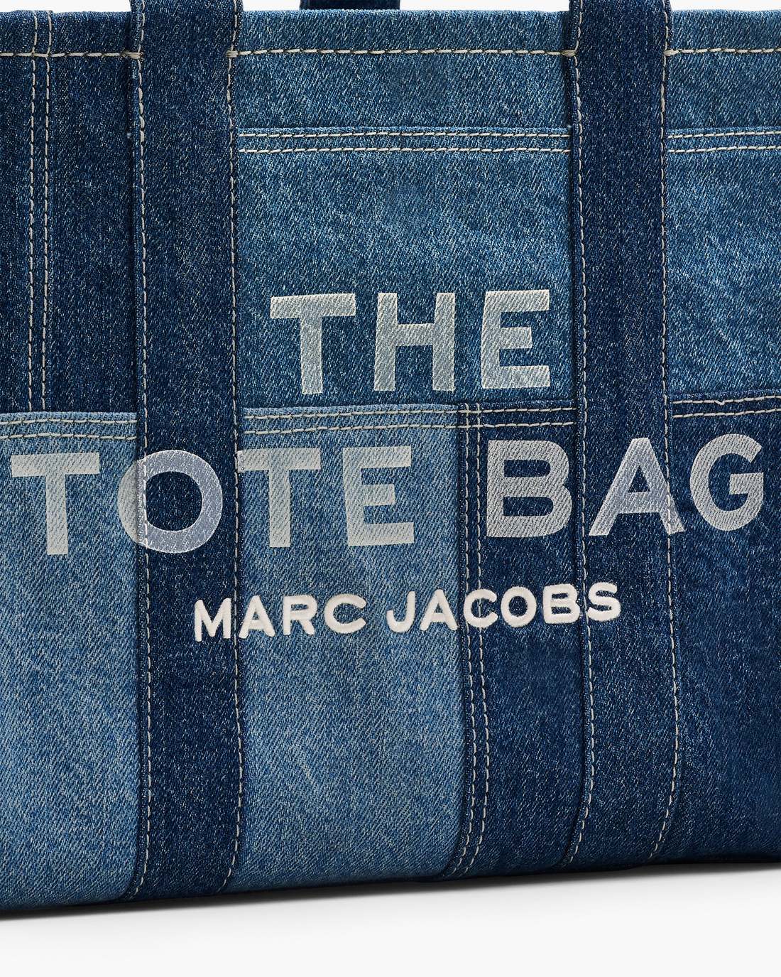 The Denim Medium Tote Bag Blue Denim - Marc Jacobs Best Seller