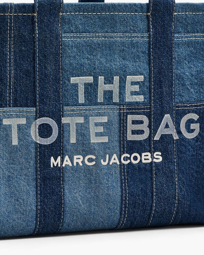 The Denim Medium Tote Bag Blue Denim - Marc Jacobs Best Seller