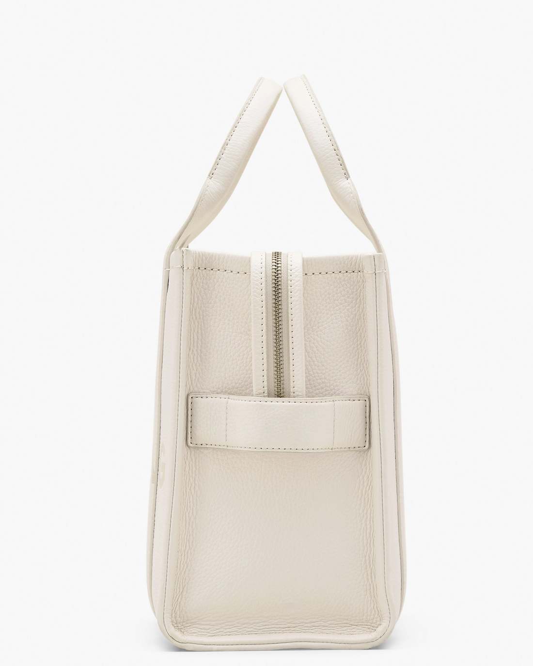 The Leather Medium Tote Bag Cotton/Silver - Marc Jacobs Exclusive