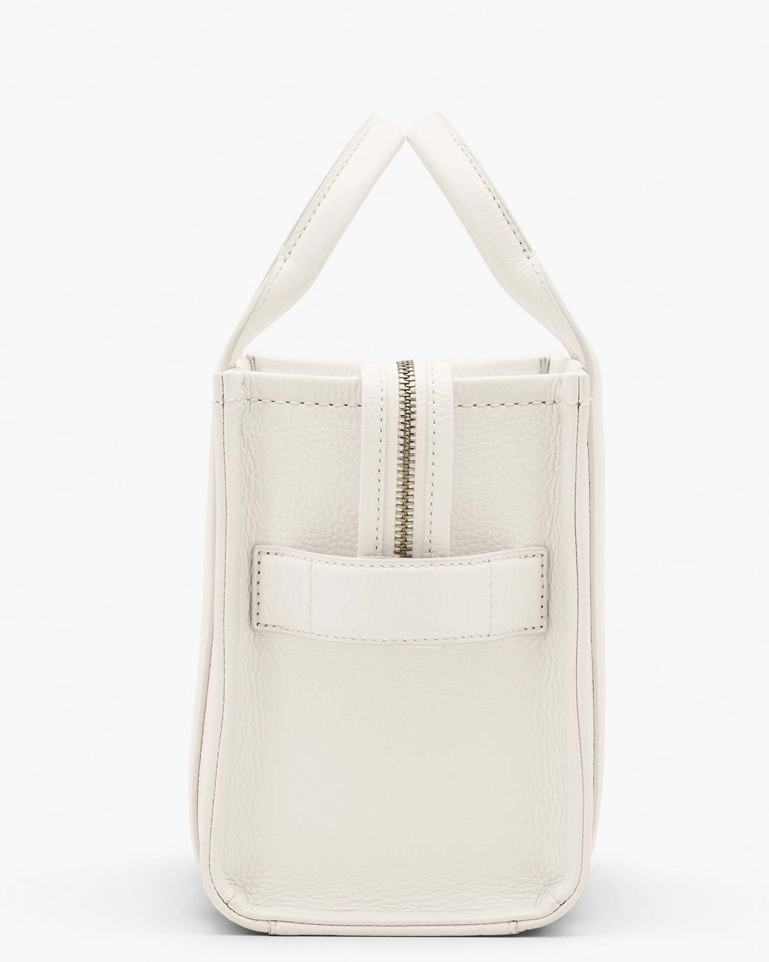 The Leather Small Tote Bag Cotton/Silver - Marc Jacobs Signature