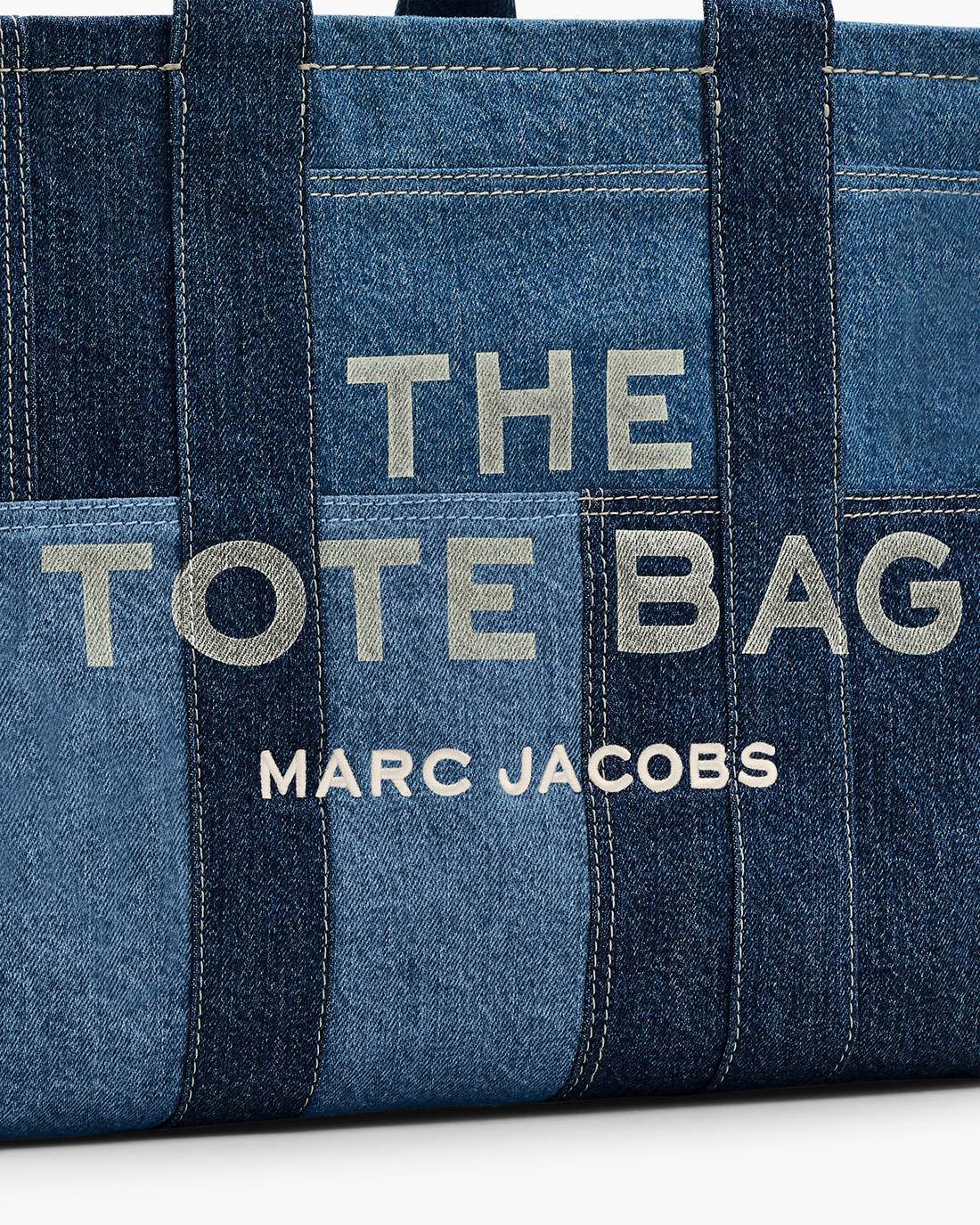 The Denim Large Tote Bag Blue Denim - Marc Jacobs Premium