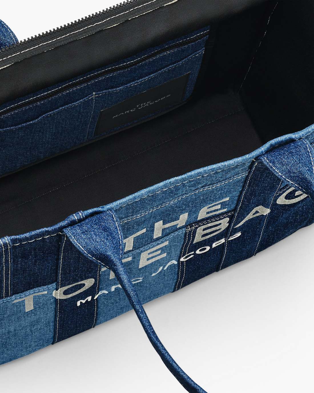 The Denim Large Tote Bag Blue Denim - Marc Jacobs Premium