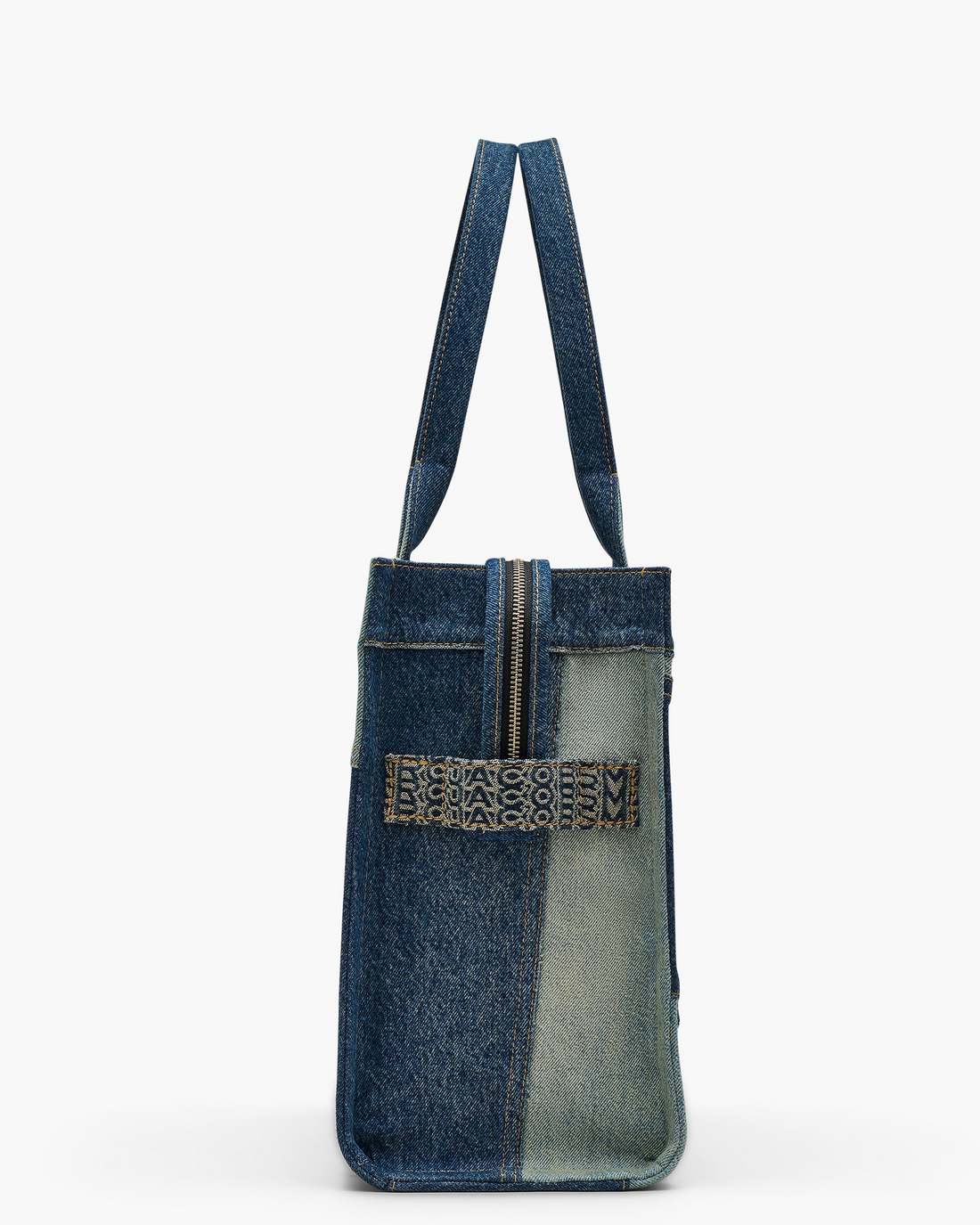 The Deconstructed Denim Large Tote Bag Indigo Multi - Marc Jacobs Featured