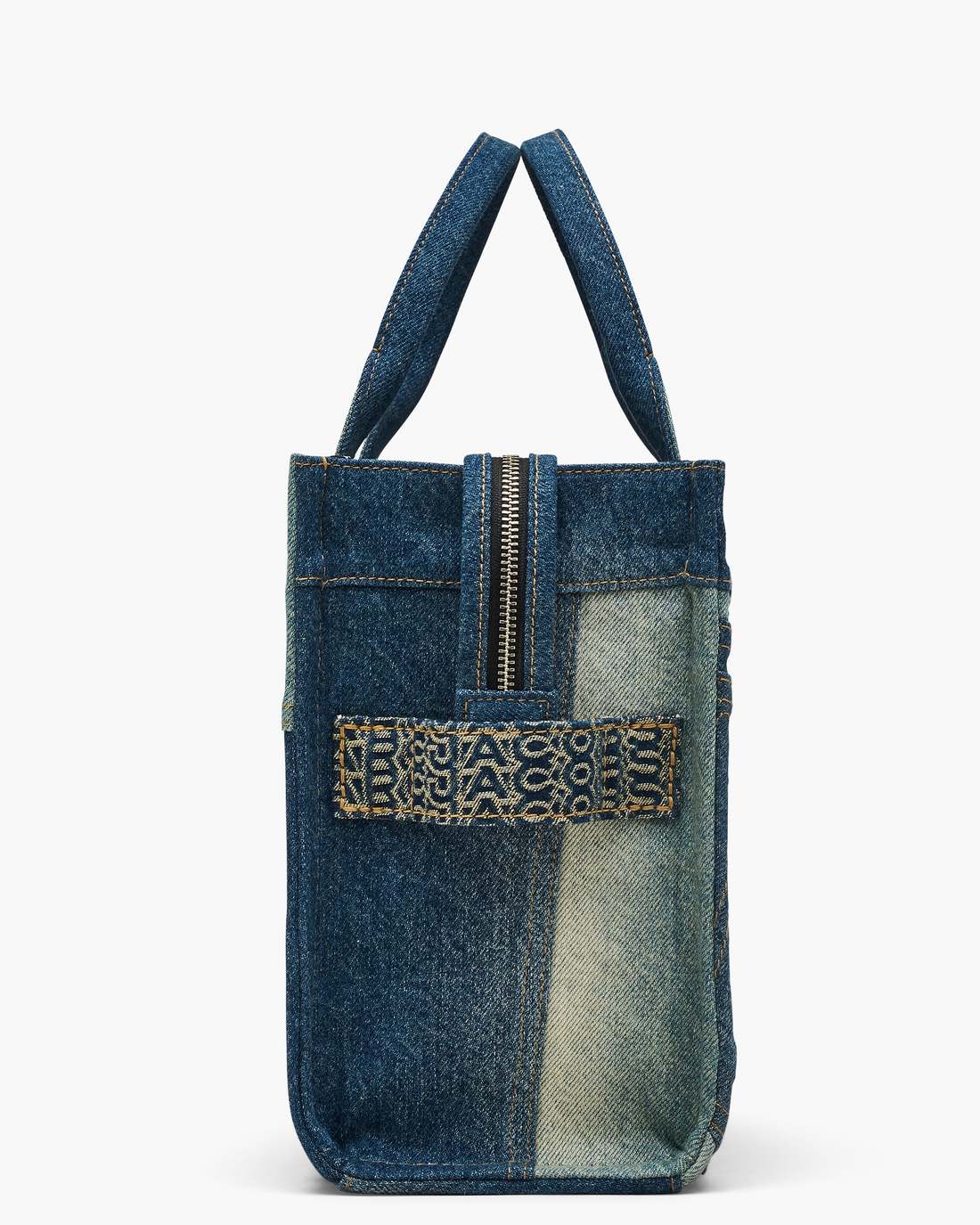 The Deconstructed Denim Medium Tote Bag Indigo Multi - Marc Jacobs Popular