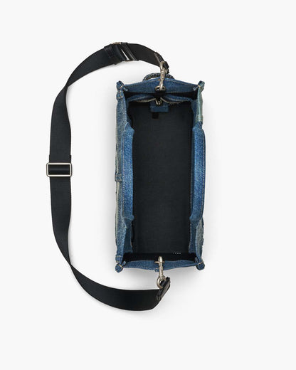 The Deconstructed Denim Medium Tote Bag Indigo Multi - Marc Jacobs Popular