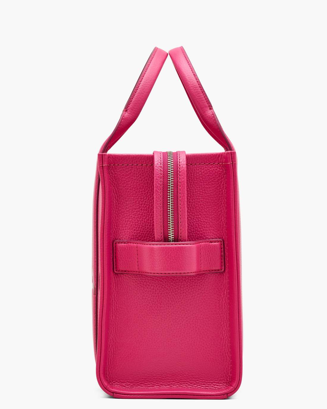 The Leather Medium Tote Bag Raspberry Pink - Marc Jacobs Trending