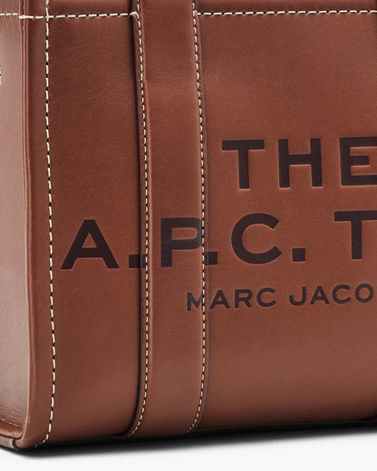 The A.P.C. X Marc Jacobs Leather Small Tote Bag Hazelnut - Marc Jacobs Recommended