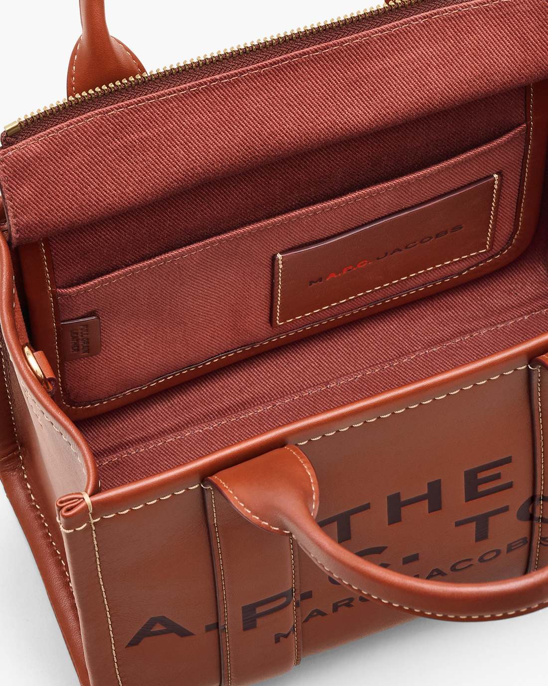 The A.P.C. X Marc Jacobs Leather Small Tote Bag Hazelnut - Marc Jacobs Recommended