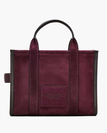 The Suede Medium Tote Bag Dark Plum - Marc Jacobs Exclusive