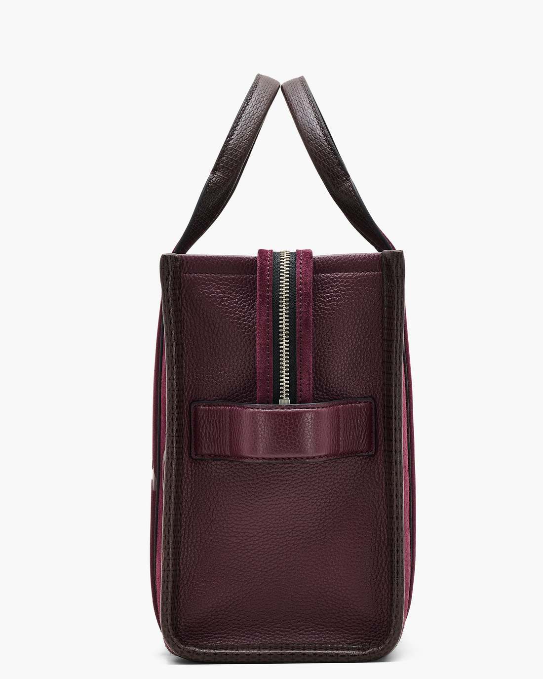 The Suede Medium Tote Bag Dark Plum - Marc Jacobs Exclusive