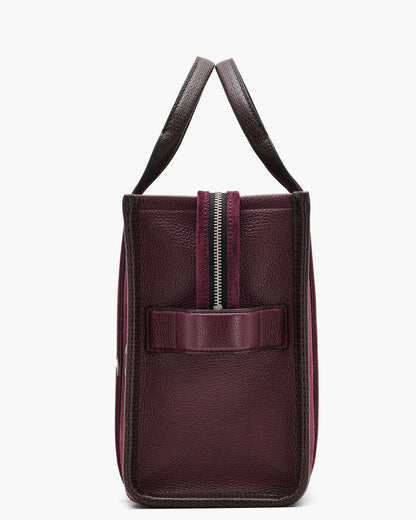 The Suede Medium Tote Bag Dark Plum - Marc Jacobs Exclusive