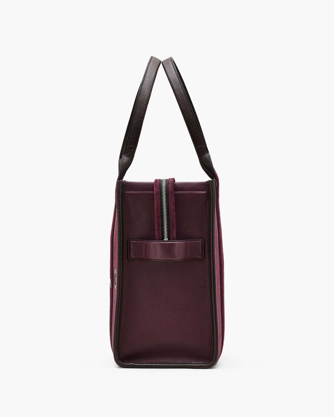 The Suede Large Tote Bag Dark Plum - Marc Jacobs Premium