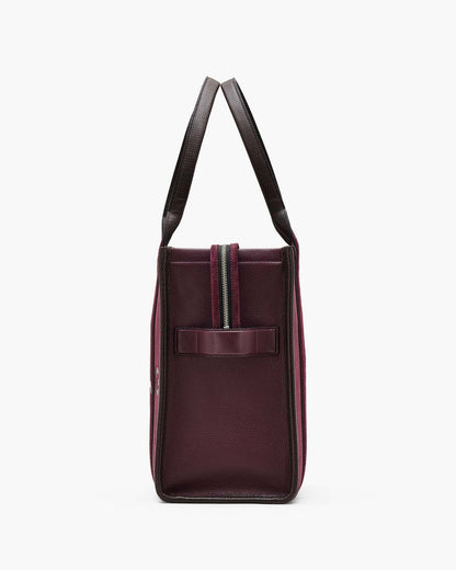 The Suede Large Tote Bag Dark Plum - Marc Jacobs Premium