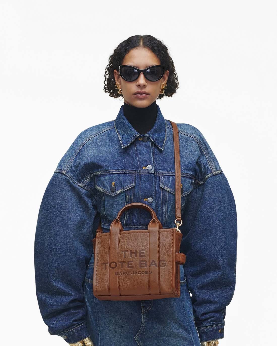 The Leather Small Tote Bag Argan Oil - Marc Jacobs Popular
