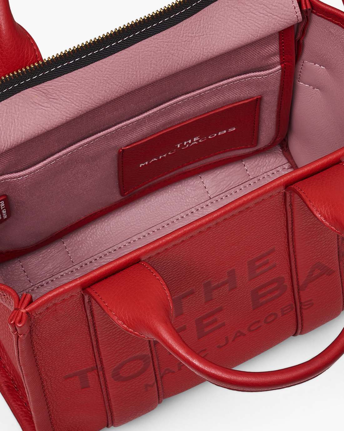 The Leather Small Tote Bag True Red - Marc Jacobs Trending