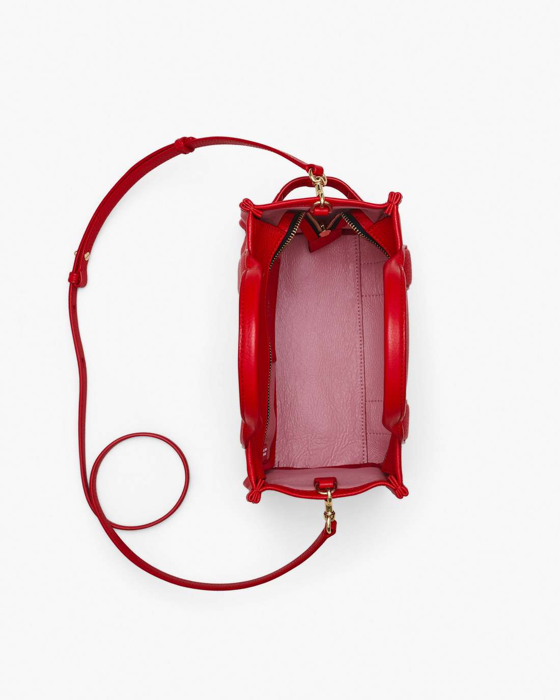 The Leather Small Tote Bag True Red - Marc Jacobs Trending